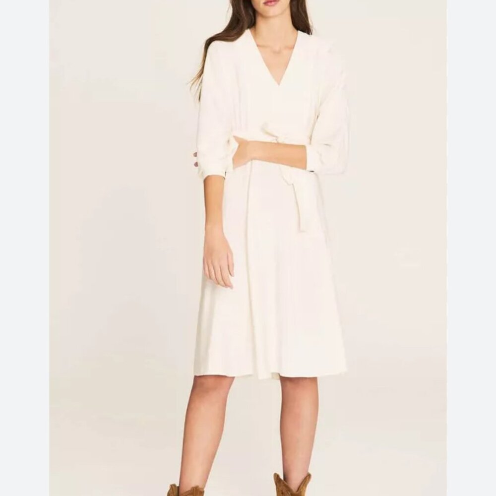 ba&sh Cauka Crossover Midi Dress